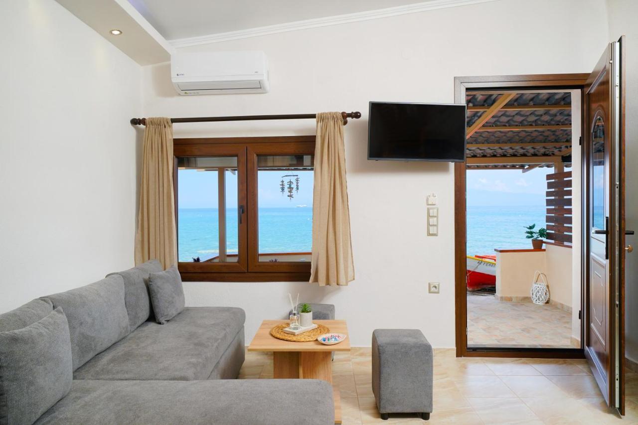 To Kyma - Seafront House Villa Skála Kallirákhis Kültér fotó